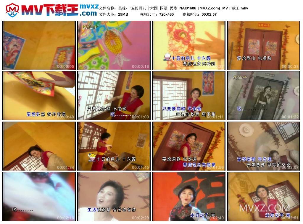 吴琼-十五的月儿十六圆_国语_民歌_NAI01686